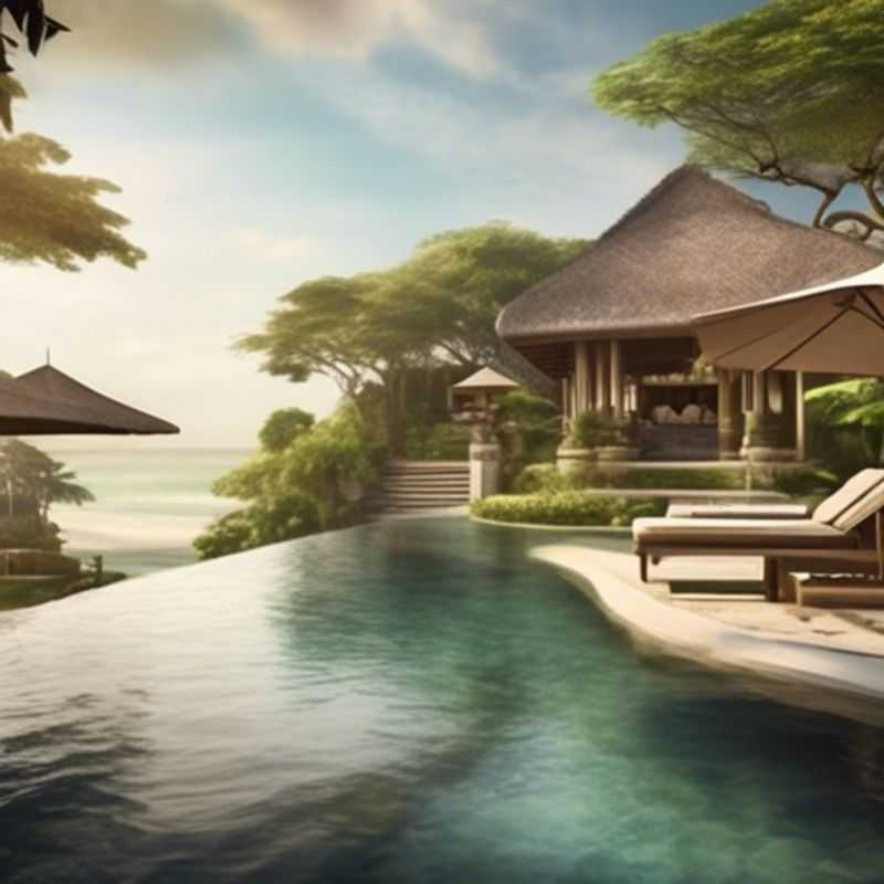 Dois casais desfrutando das deslumbrantes paisagens de Bali, Indonésia, durante uma semana na primavera, como os Viajantes de Luxo de Fim de Semana.