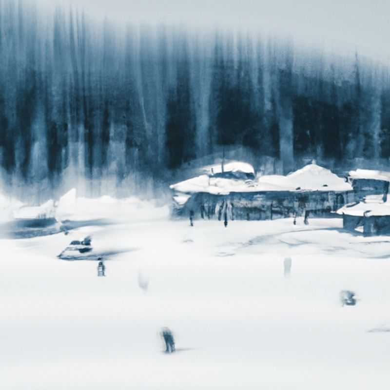 Six thrill-seekers glide effortlessly down the pristine slopes of Gulmarg, India, surrounded by breathtaking Himalayan peaks, during their exhilarating 2-week ski vacation.